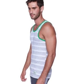 4-rth Mens Cuffed Yoga Pants (Charcoal W/Heather Grey)