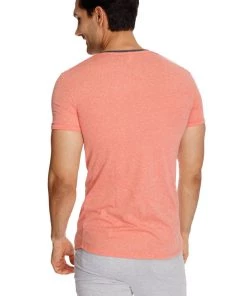 4-rth Perfect Pocket Crew-Neck Tee (Apricot Slub)