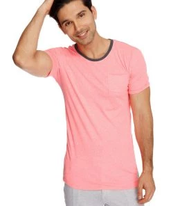 4-rth Perfect Pocket Crew-Neck Tee (Coral Slub) MEN