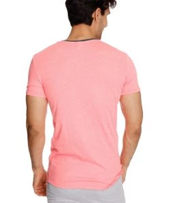 4-rth Perfect Pocket Crew-Neck Tee (Coral Slub) MEN