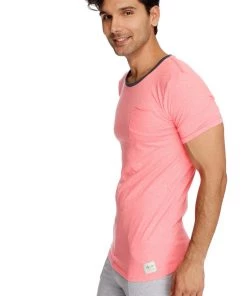 4-rth Perfect Pocket Crew-Neck Tee (Coral Slub) MEN