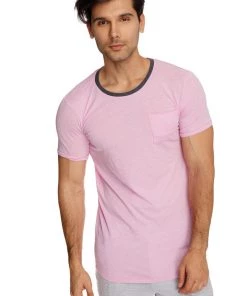 4-rth Perfect Pocket Crew-Neck Tee (Iris Slub) MEN