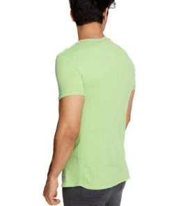 4-rth Perfect Pocket Crew-Neck Tee (Lime Slub)