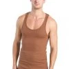 4-rth Racer-back Yoga Tank (Chocolate)