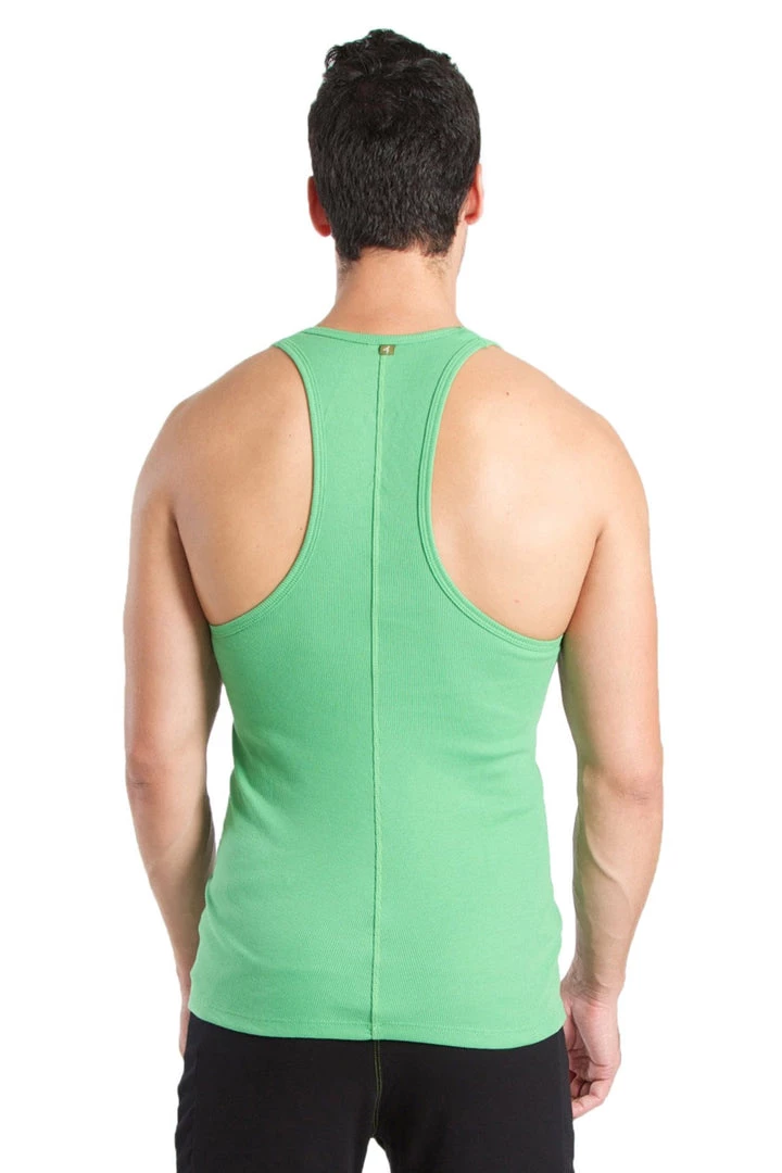 4-rth Racerback Yoga Tank Top (Bamboo Green)