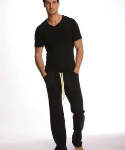 4-rth Raglan Virtual Crew Neck (Black) MEN