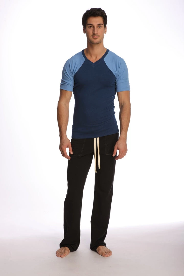 4-rth MEN Raglan Virtual Crew Neck (Royal Blue)