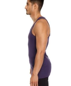 4-rth MEN Sustain Tank Top (Eggplant Purple)