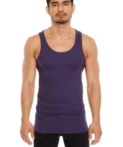 4-rth MEN Sustain Tank Top (Eggplant Purple)