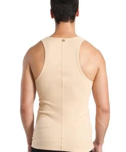 4-rth Sustain Tank Top (Sand Beige) MEN