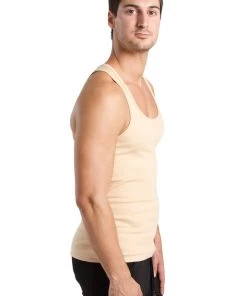 4-rth Sustain Tank Top (Sand Beige) MEN