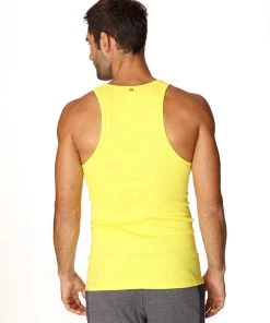 4-rth MEN Sustain Tank Top (Tropic Yellow)