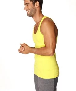 4-rth MEN Sustain Tank Top (Tropic Yellow)