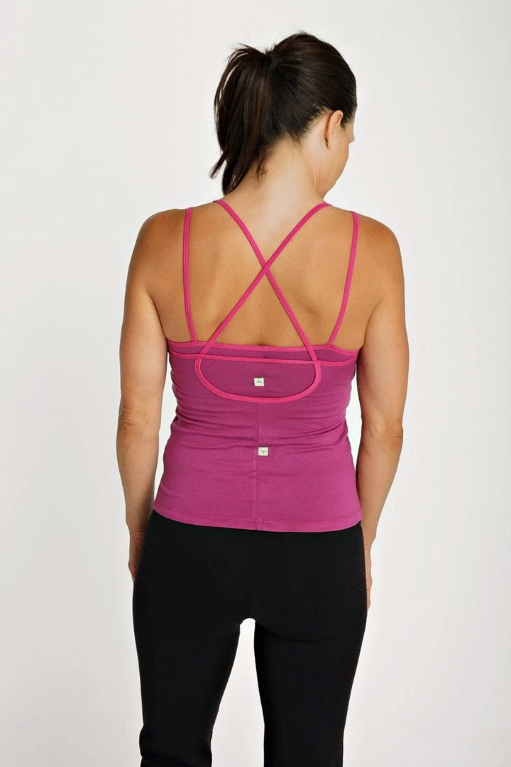 4-rth Sustain Yoga Halter (Plum)