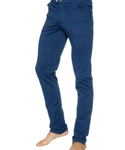 4-rth MEN Tactical Urban At Home Dress Pant Yoga Pant (Royal Blue)