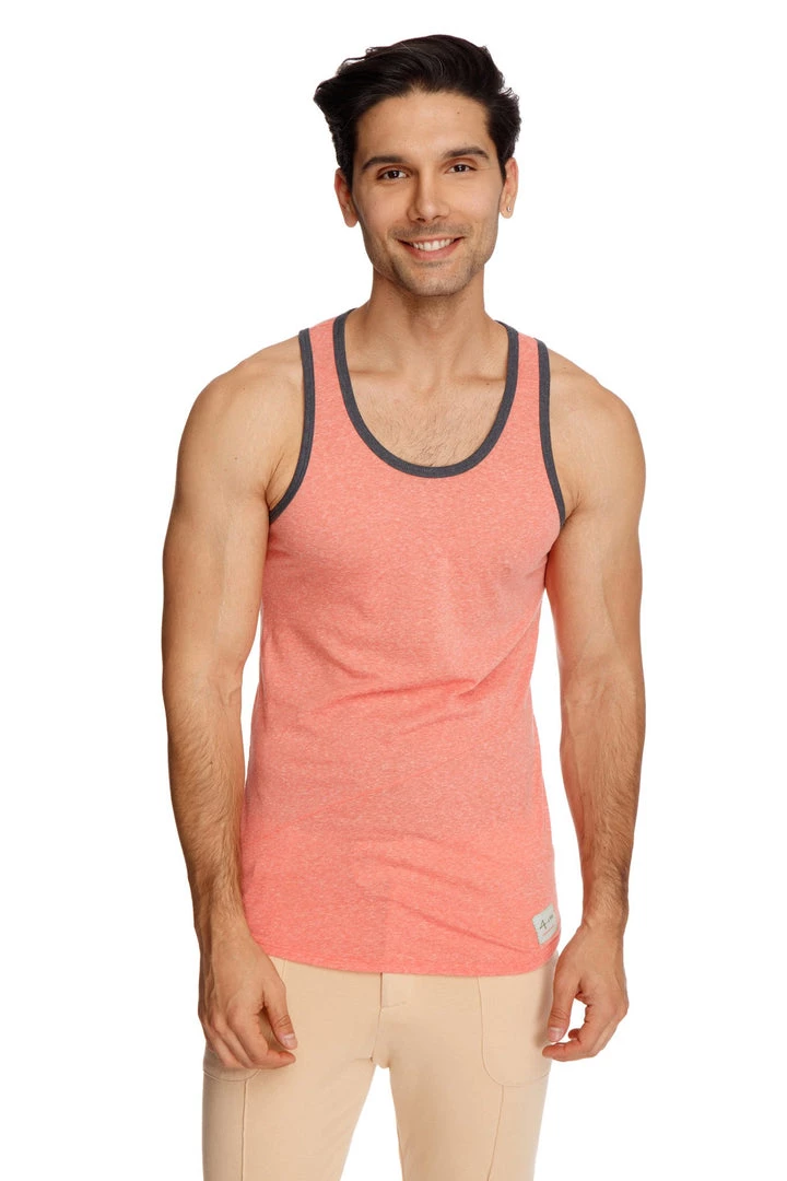 4-rth MEN The Perfect Tank (Apricot Slub)