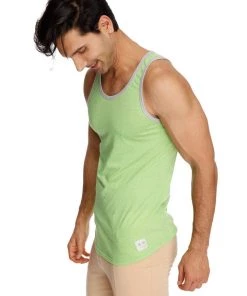 4-rth The Perfect Tank (Lime Slub) MEN