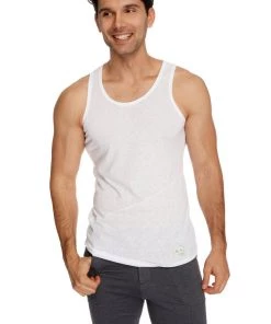 4-rth MEN The Perfect Tank (White Slub)