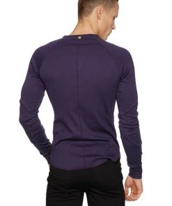 4-rth Thermal V-Neck Long Sleeve (Eggplant)