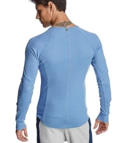 4-rth Thermal V-Neck Long Sleeve (Ice Blue)
