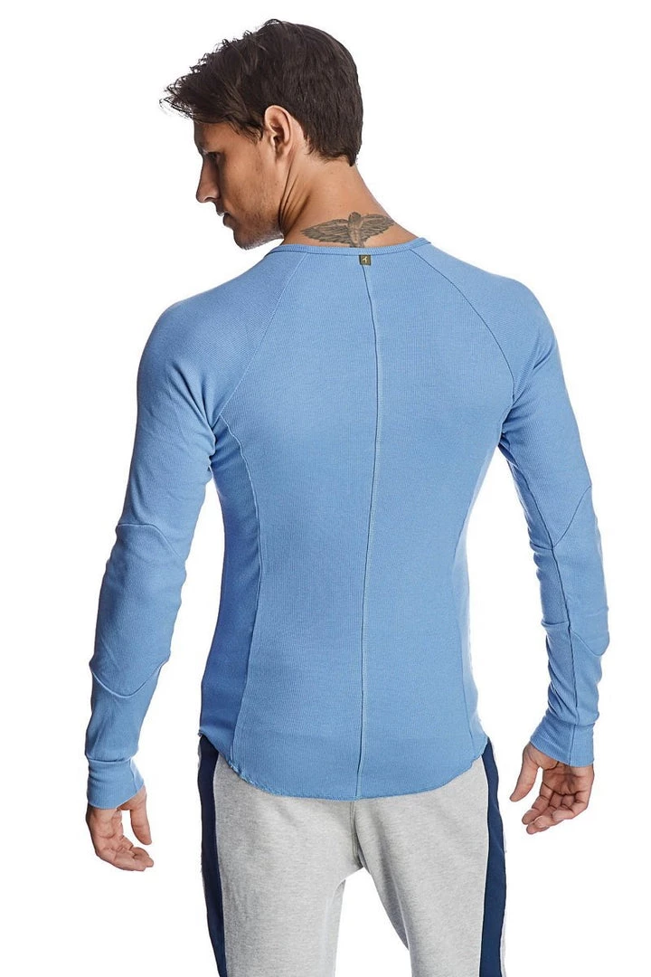 4-rth Thermal V-Neck Long Sleeve (Ice Blue)