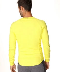 4-rth Thermal V-Neck Long Sleeve (Tropic Yellow) MEN