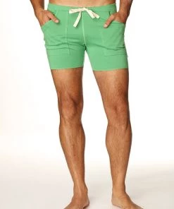 4-rth MEN Transition Yoga Short (Bamboo Green)