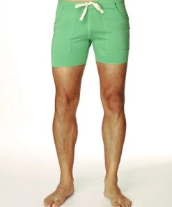 4-rth MEN Transition Yoga Short (Bamboo Green)