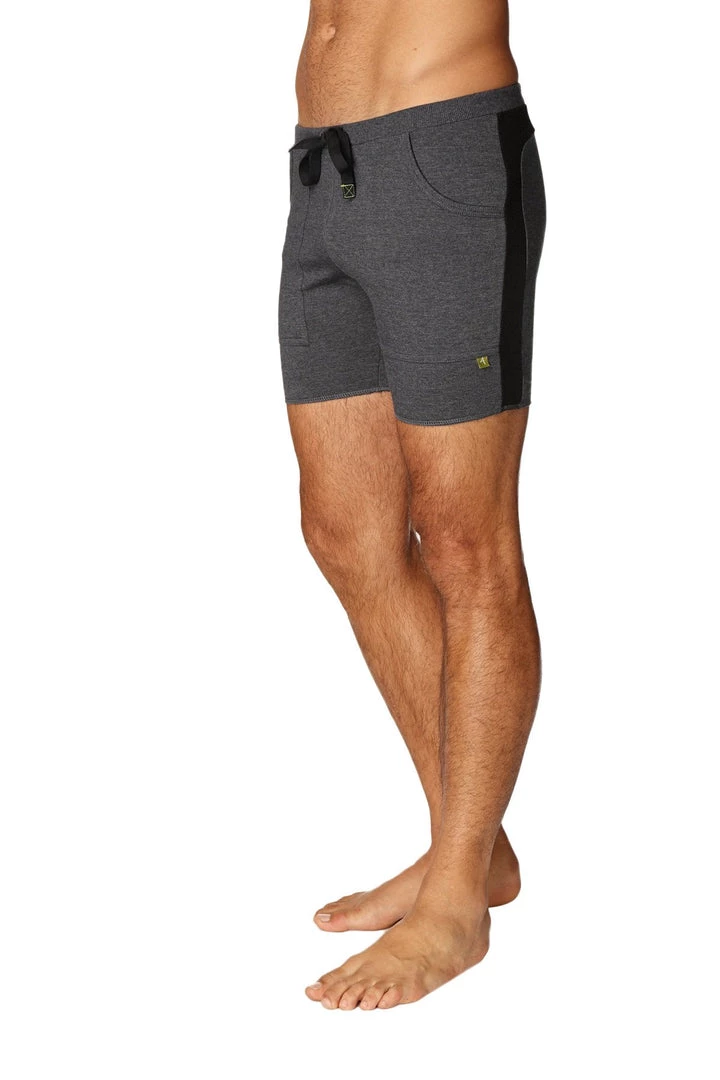 4-rth Transition Yoga Short (Charcoal W/Black)