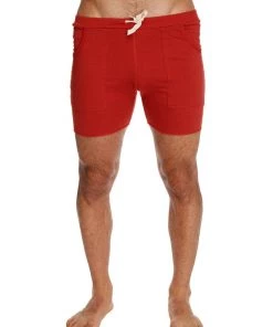 4-rth Transition Yoga Short (Cinnabar Red)