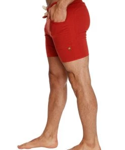 4-rth Transition Yoga Short (Cinnabar Red)