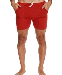 4-rth Transition Yoga Short (Cinnabar Red)