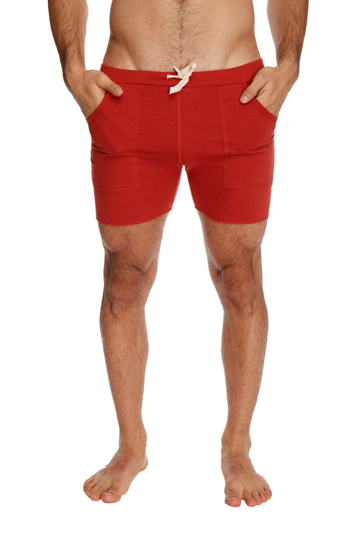 4-rth Transition Yoga Short (Cinnabar Red)