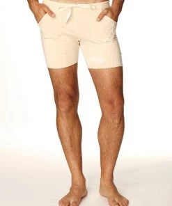 4-rth Transition Yoga Short (Sand W/White)