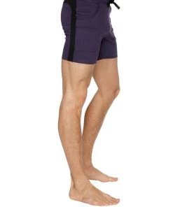 4-rth Transition Yoga Shorts (Eggplant W/Black) MEN