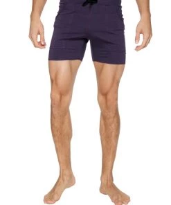 4-rth Transition Yoga Shorts (Eggplant W/Black) MEN