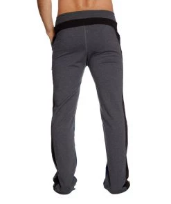 4-rth Ultra Flex Yoga Track & Yoga Sweat Pant (CHARCOAL W/Black & Royal) MEN