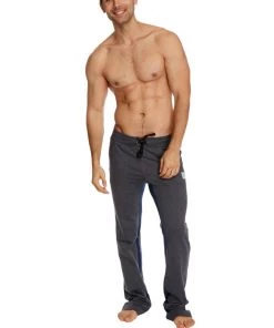 4-rth Ultra Flex Yoga Track & Yoga Sweat Pant (CHARCOAL W/Black & Royal) MEN