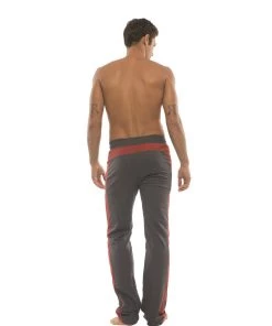 4-rth Ultra Flex Yoga Track & Yoga Sweat Pant (CHARCOAL W/Cinnabar & Black) MEN