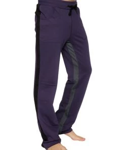 4-rth Ultra Flex Yoga Track & Yoga Sweat Pant (Eggplant W/Black & Charcoal) MEN