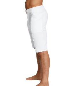 4-rth MEN Urban Tactical At Home Dress Shorts (White)