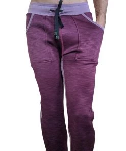 4-rth **Winter Collection** Thick-Weight LUXURY-Fleece Track & Lounge Sweat Pant (Plum Purple)