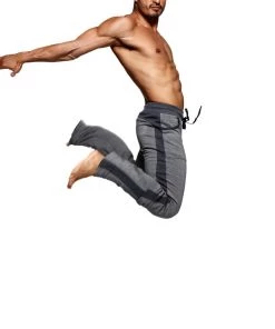 4-rth MEN **Winter Collection** Mid-Weight LUXURY-Fleece Track & Lounge Sweat Pant (Charcoal)