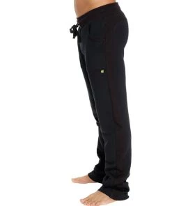4-rth **Winter Collection** Mid-Weight Performance-Fleece Track & Lounge Sweat Pant (Black)