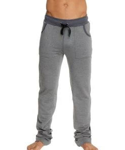 4-rth MEN **Winter Collection** Mid-Weight LUXURY-Fleece Track & Lounge Sweat Pant (Charcoal)