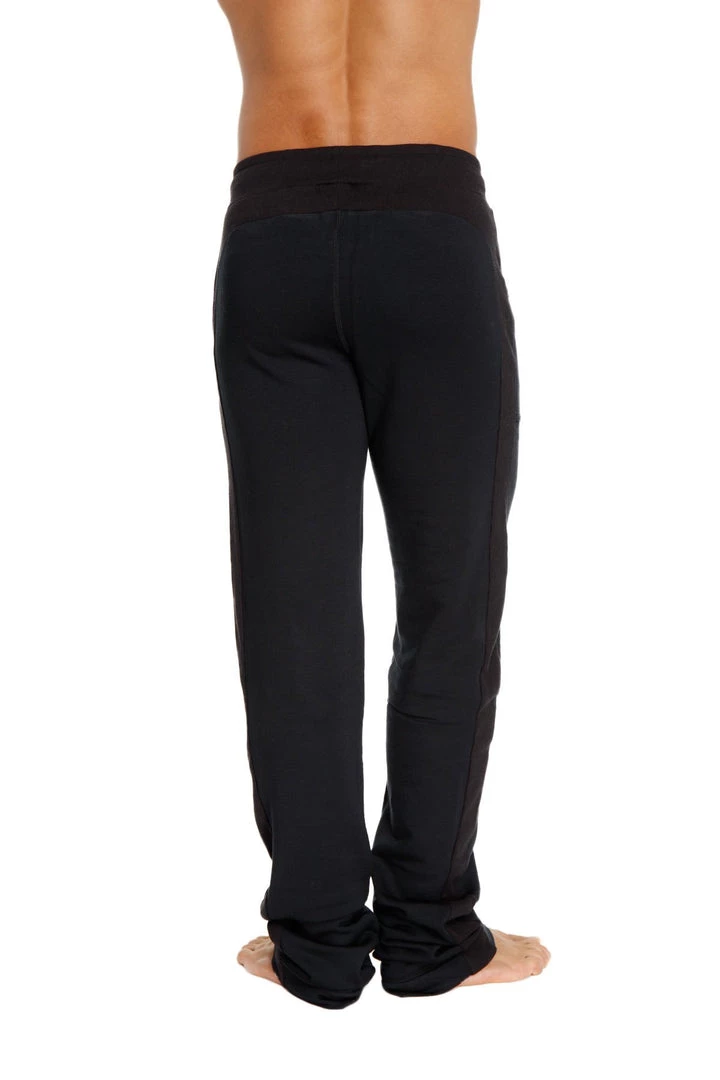 4-rth **Winter Collection** Mid-Weight Performance-Fleece Track & Lounge Sweat Pant (Black)