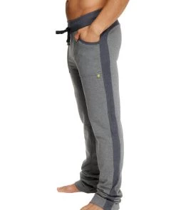 4-rth MEN **Winter Collection** Mid-Weight LUXURY-Fleece Track & Lounge Sweat Pant (Charcoal)