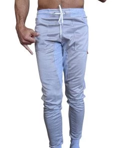 4-rth **Winter Edition** Performance Fleece Long Cuffed Jogger & Yoga Sweat Pants (Stainless Steel Grey)