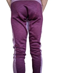 4-rth MEN **Winter Edition** Performance Fleece Long Cuffed Jogger & Yoga Sweat Pants (Plum Purple)