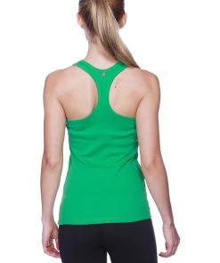 4-rth Women's All-American Racerback Tank Top (Bamboo Green)